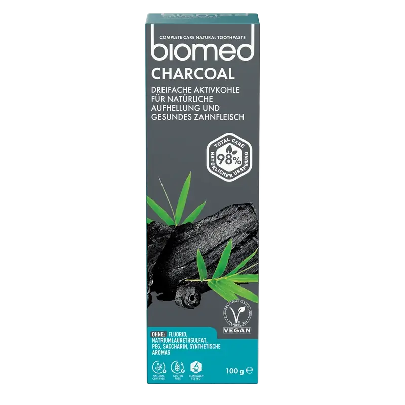 Biomed Charcoal Toothpaste Natural , 100 g