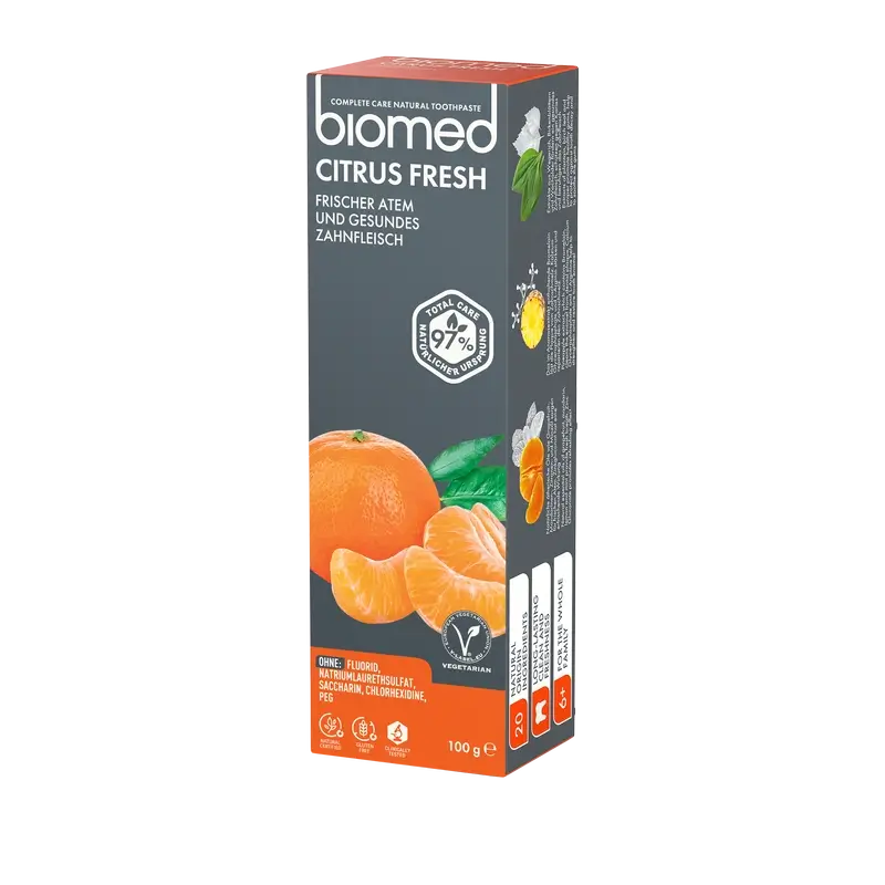 Biomed Citrusfresh prírodná zubná pasta, 100 g