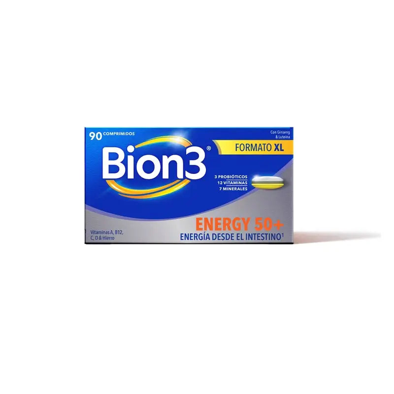 Bion3 Energy 50+ Multivitamíny, 90 tabliet