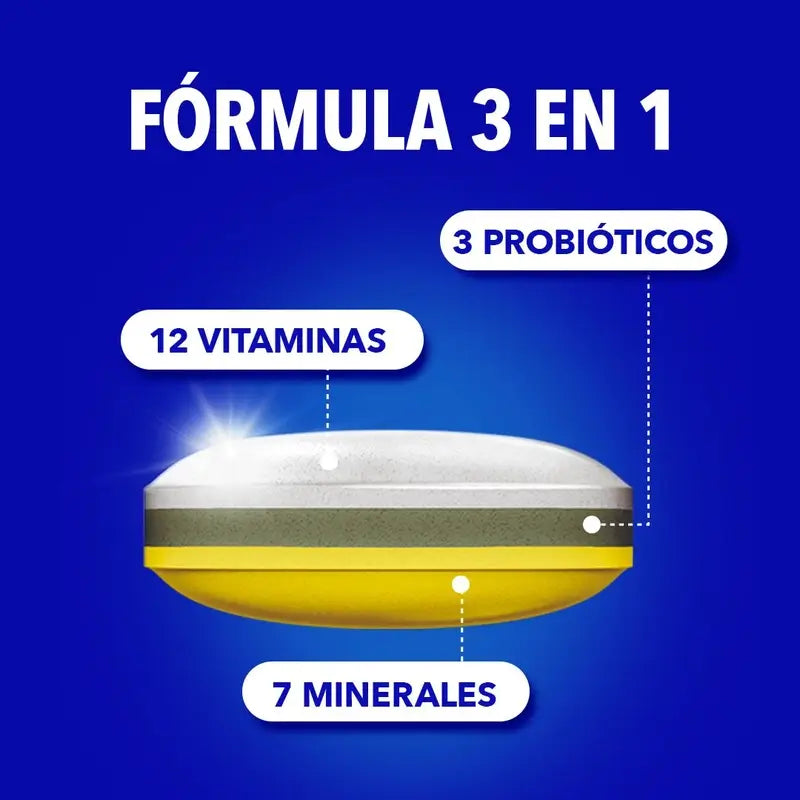 Bion3 Energy 50+ Multivitamíny s probiotikami, 120 tabliet