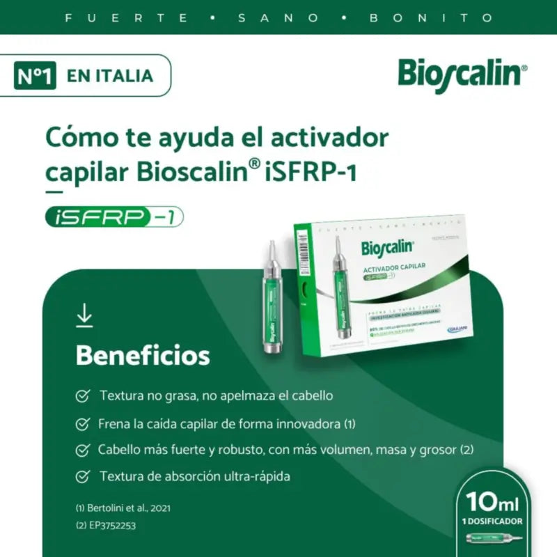 Bioscalin – aktivátor rastu vlasov, 1 ampulka, 10 ml