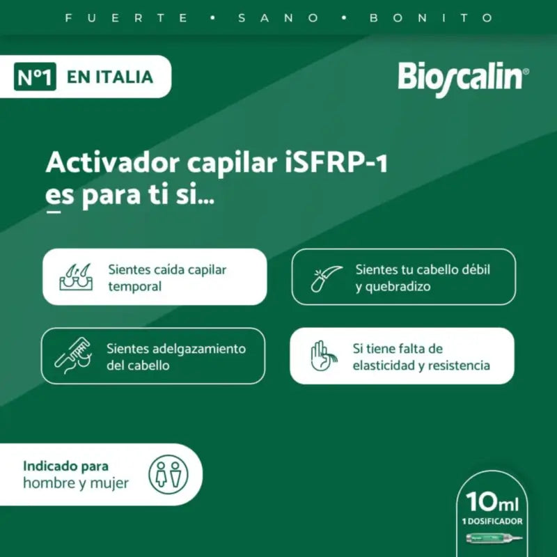 Bioscalin – aktivátor rastu vlasov, 1 ampulka, 10 ml