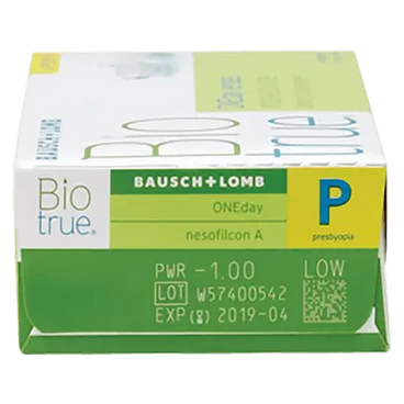 Biotrue One Day – multifokálne jednodňové kontaktné šošovky, 30 kusov