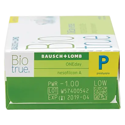 Biotrue One Day – multifokálne jednodňové kontaktné šošovky, 30 kusov