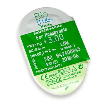 Biotrue One Day – multifokálne jednodňové kontaktné šošovky, 30 kusov