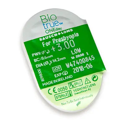 Biotrue One Day – multifokálne jednodňové kontaktné šošovky, 30 kusov