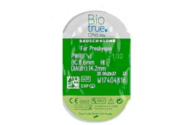Biotrue One Day – multifokálne jednodňové kontaktné šošovky, 90 kusov