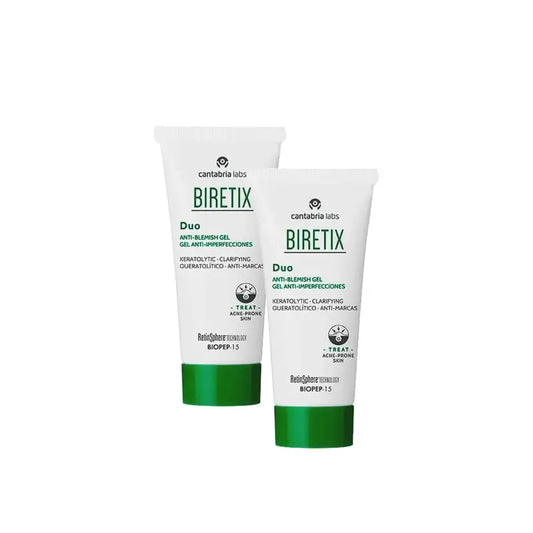 BIRETIX Duo gél proti nedokonalostiam, balenie 2 x 30 ml