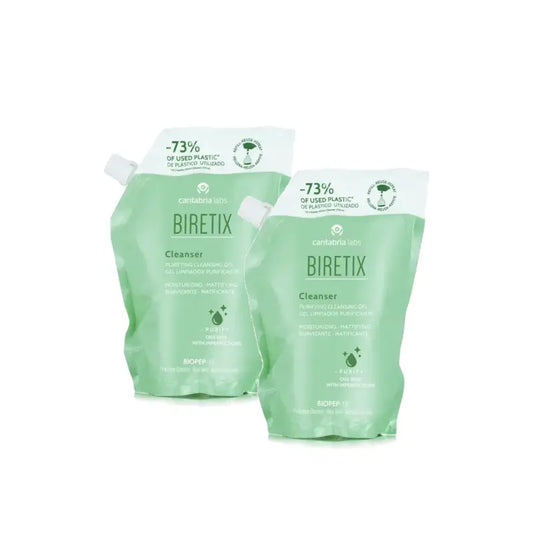 Biretix Čistiaci a purifikačný gél – náplň, balenie 2 x 400 ml