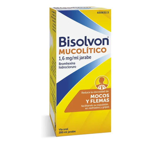 Bisolvon Mukolytický sirup 200 ml