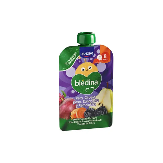 Bledina – vrecúško s hruškou, mrkvou, ciru a rebarborou, 100 g 