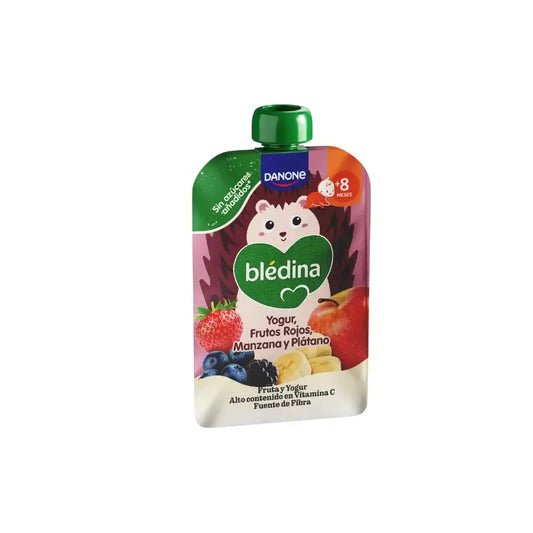 Bledina – vrecúško s jogurtom s červeným ovocím, 100 g 