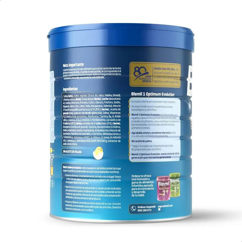 Blemil Optimum Evolution 1 – mlieko pre novorodencov, 800 g