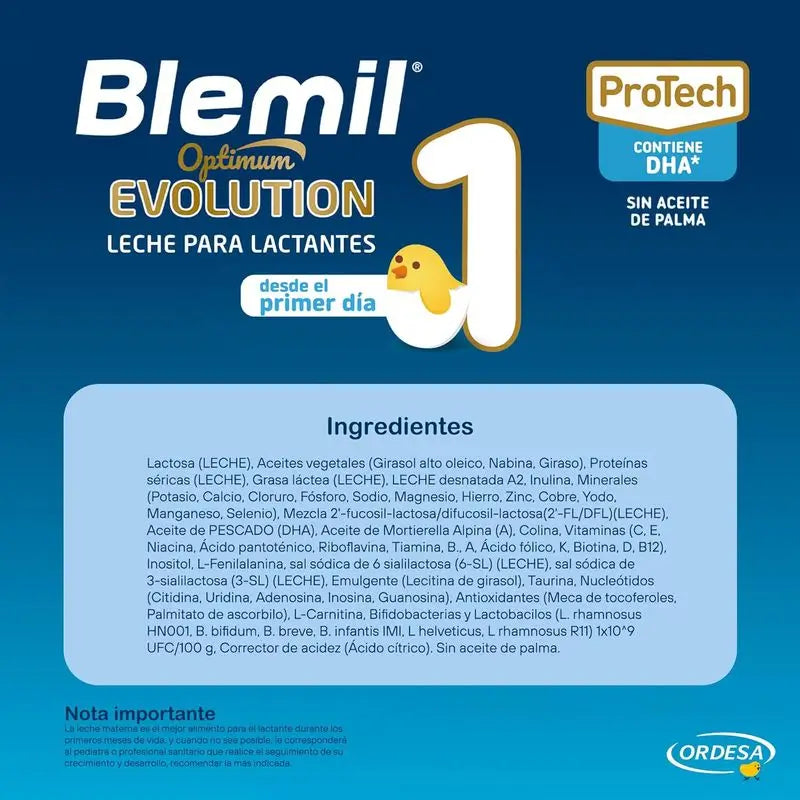 Blemil Optimum Evolution 1 – mlieko pre novorodencov, 800 g