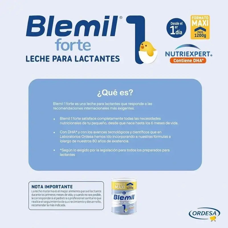 Blemil Plus 1 Forte, balenie 8 x 1200 g
