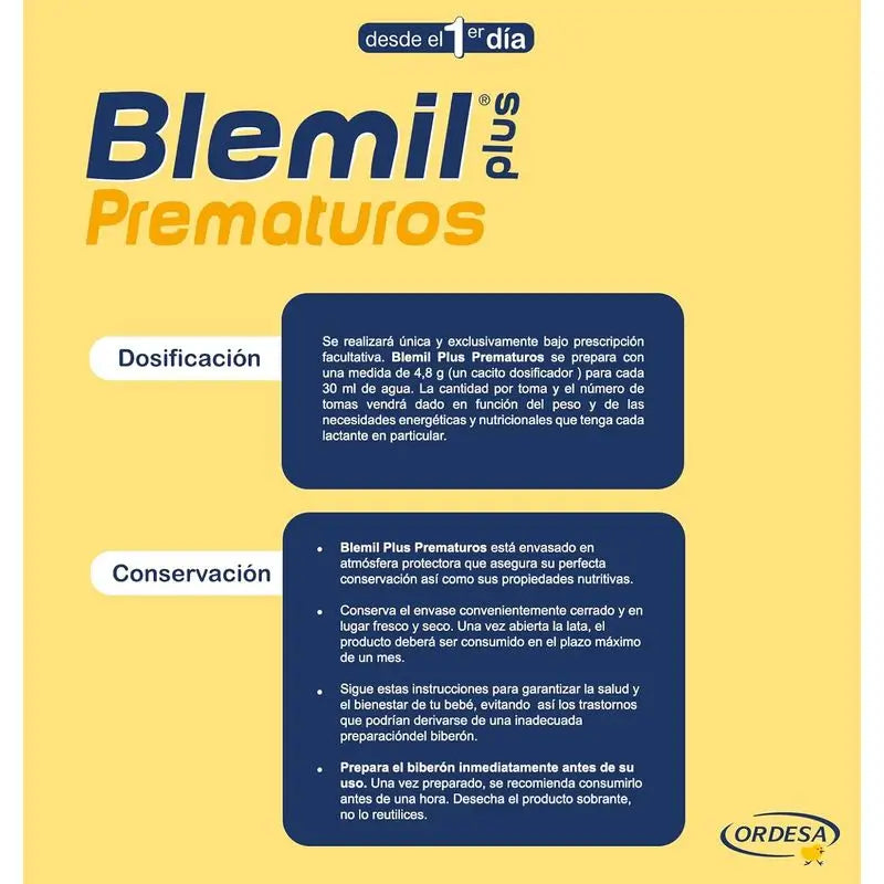 Blemil Plus pre predčasne narodené deti, 400 g