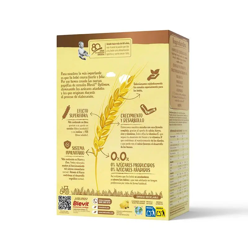Blevit Detská výživa Optimum 8 obilnín + banán, 250 g
