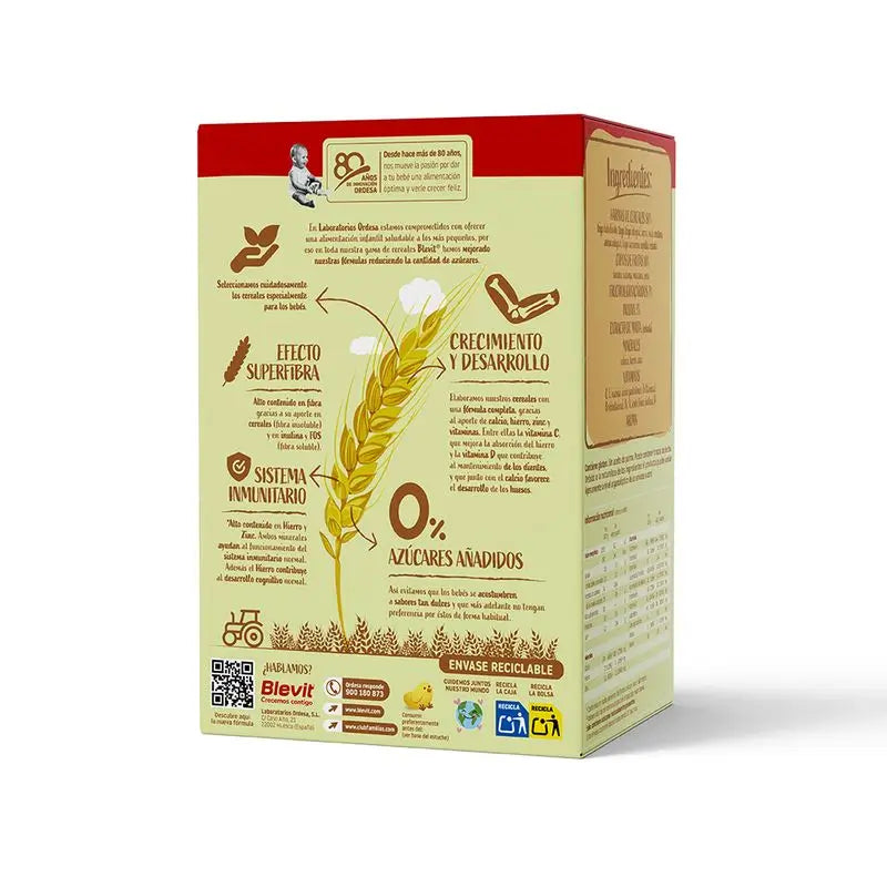 Blevit Detská výživa Superfibra – 8 druhov obilnín a ovocia, 500 g