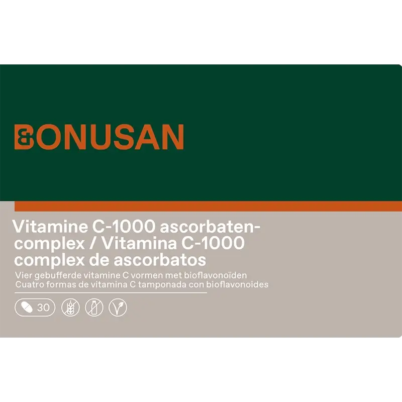 Bonusan Vitamín C-1000 Complex z askorbátov, 30 tabliet