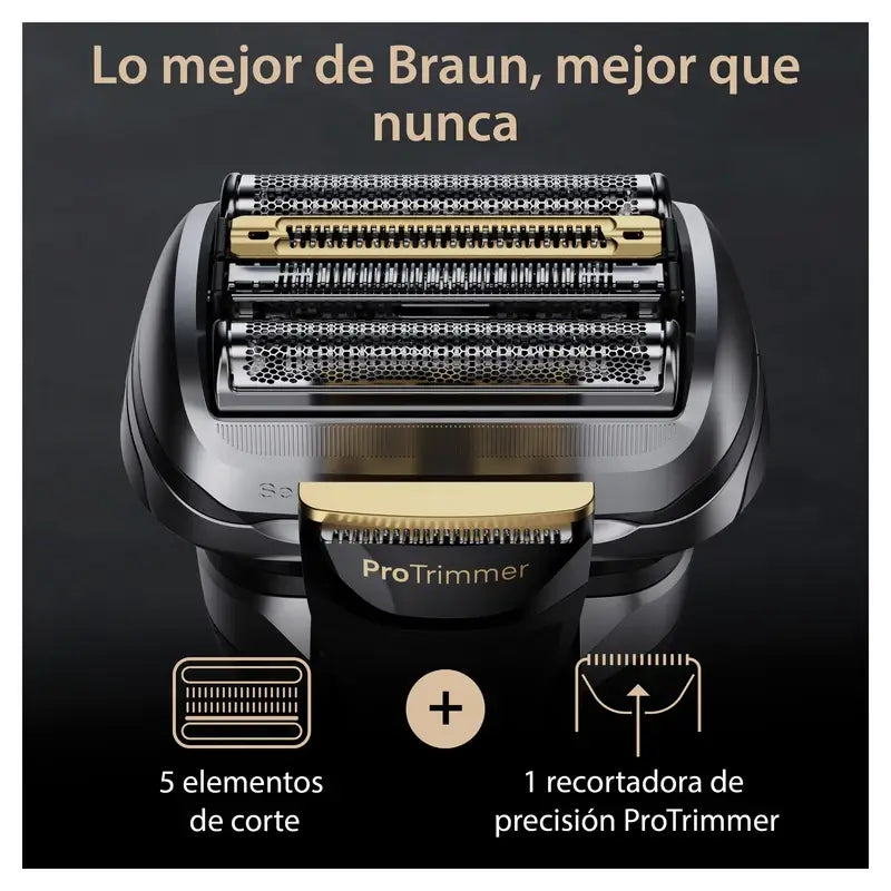 Holiaci strojček Braun Series 9 9600S, čierny