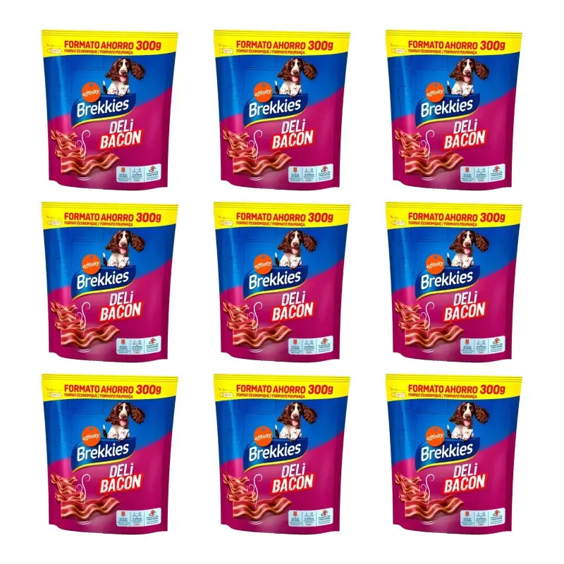 Brekkies DeliBacon, 300 g, balenie po 9 ks