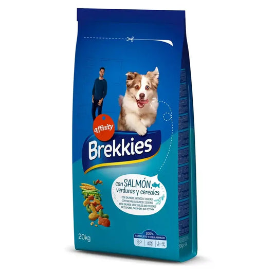 Brekkies – krmivo pre psov s lososom, 20 kg