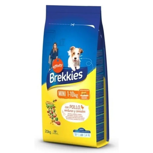 Brekkies Krmivo pre psov Mini Chicken, 20 kg