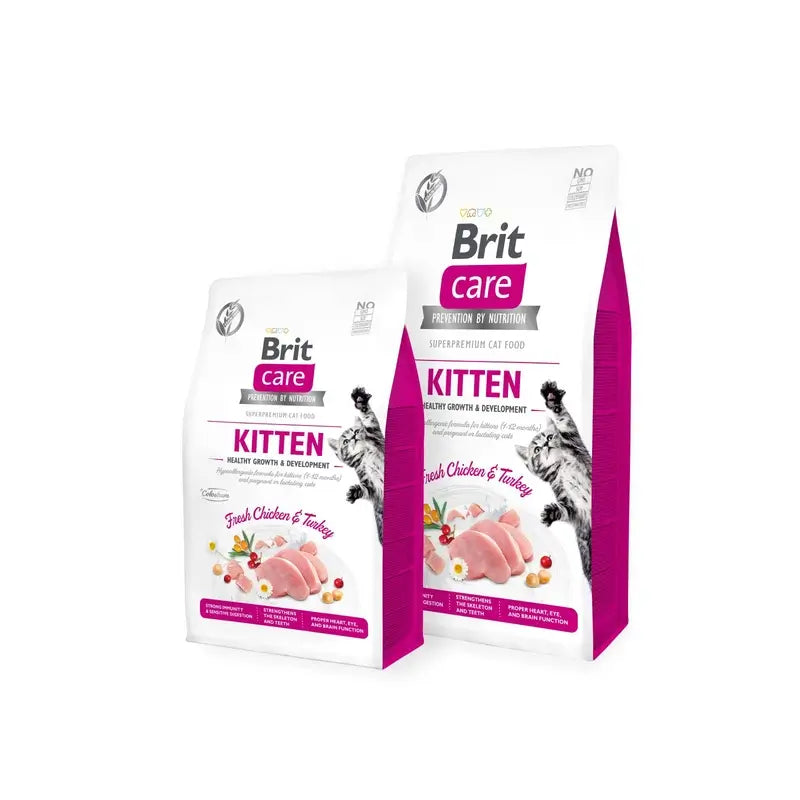Brit Care Cat Grain Free Kitten Healthy Growth 400 gramov