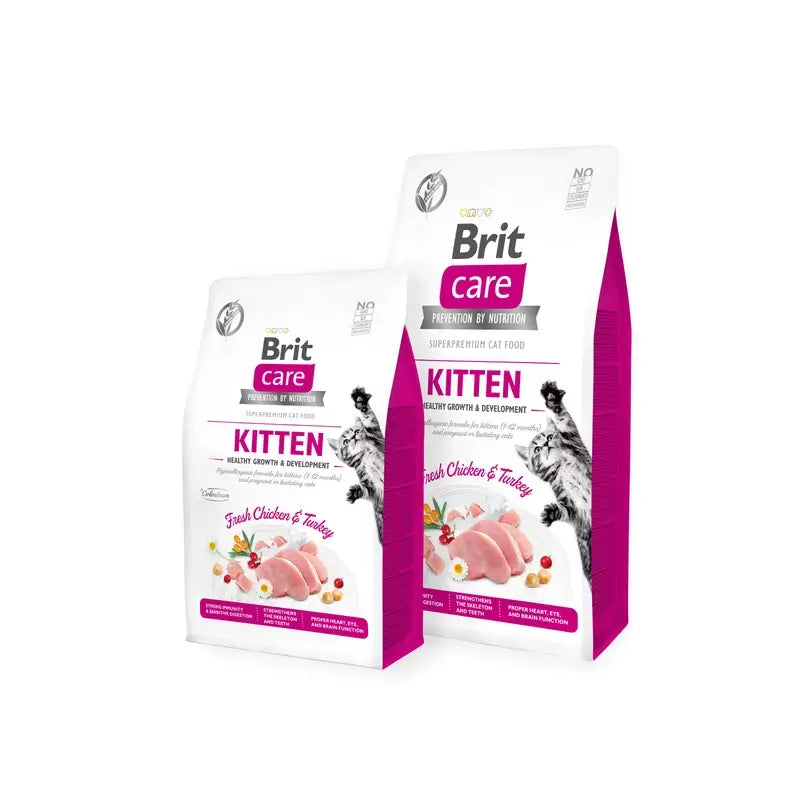 Brit Care Cat Grain Free Kitten Healthy Growth 400 gramov