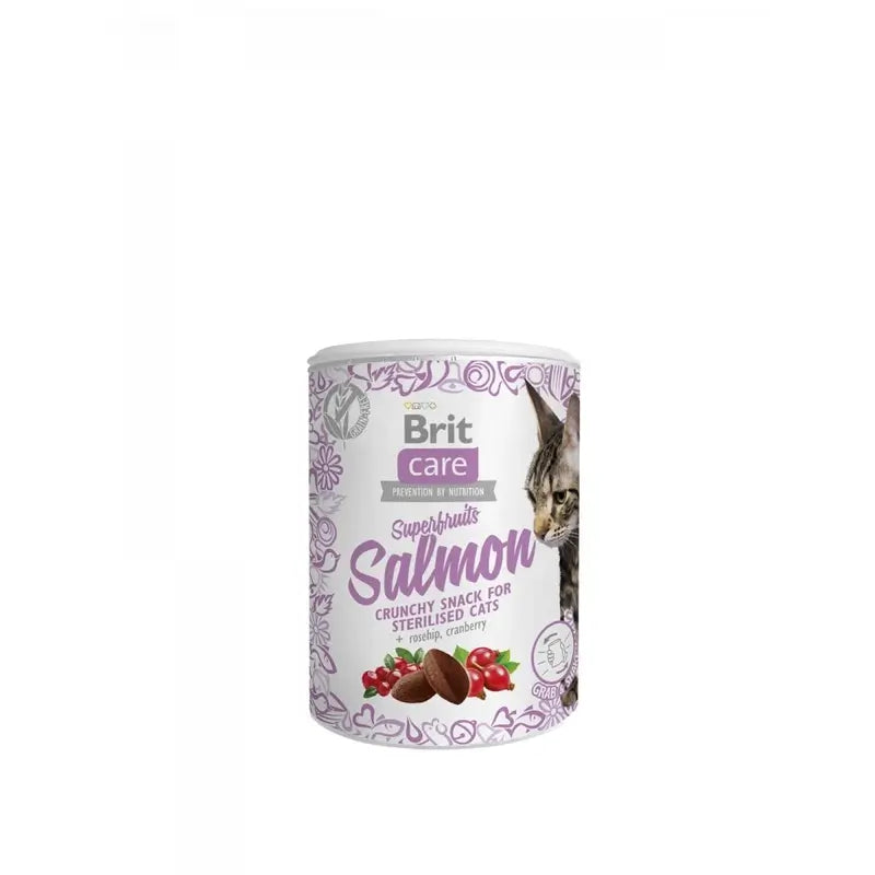 Brit Care Cat Snack Sf Losos 6x100 gramov