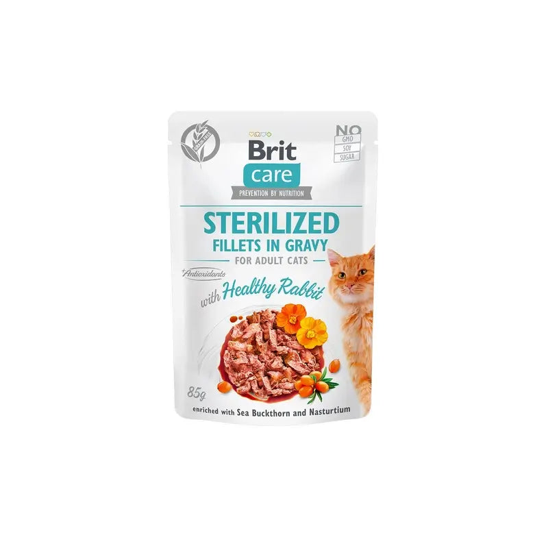 Brit Care Cat Steriliz Cone Pouch 24 x 85 gramov