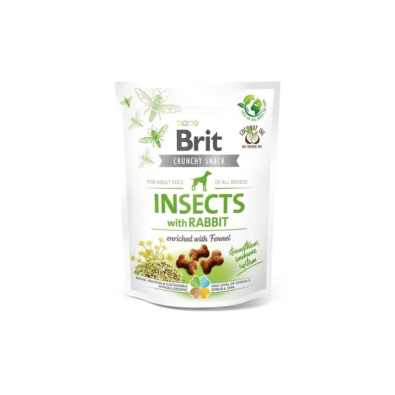 Brit Care Dog Crunchy Insect Králičie 6x200 gramov