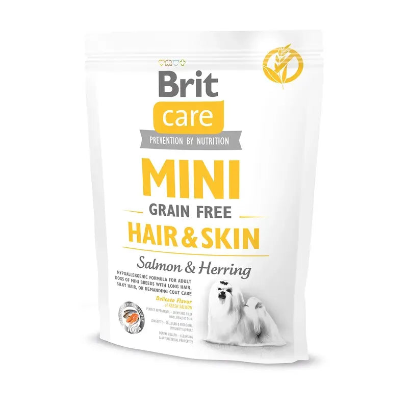 Brit Care Dog Mini Grain Free Hair Skin 400 gramov