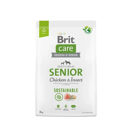 Brit Care Dog Sust – Senior s kuracím mäsom 3 kg