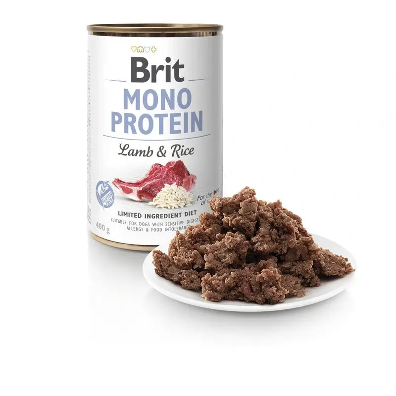 Brit Care Mono Protein Jahňacie mäso a ryža 6x400 g