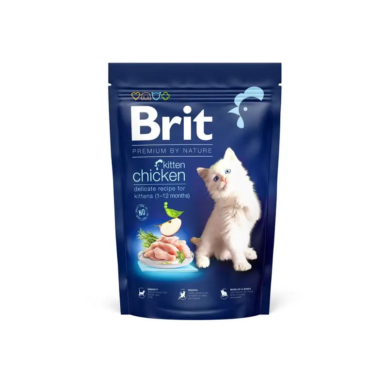 Brit Premium Bn Cat Kitten – kuracie mäso 1,5 kg