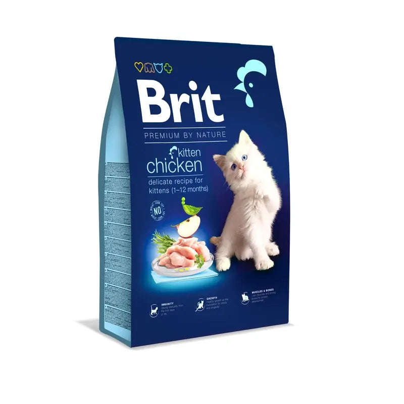 Brit Premium By Nature Cat Kitten Kuracie 8 kg
