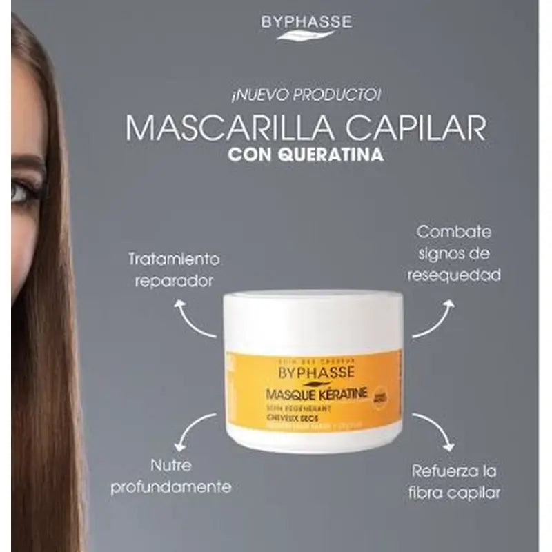 Byphasse Capilar Keratina pre suché vlasy, 250 ml