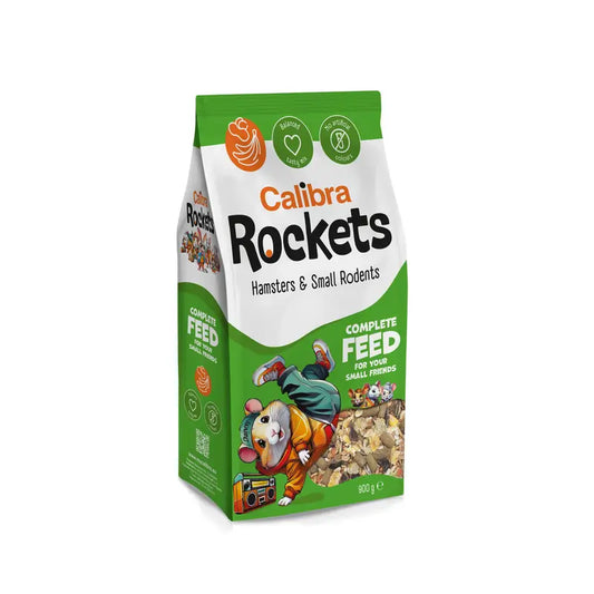 Calibra Rockets pre škrečky a malé hlodavce 900 g 