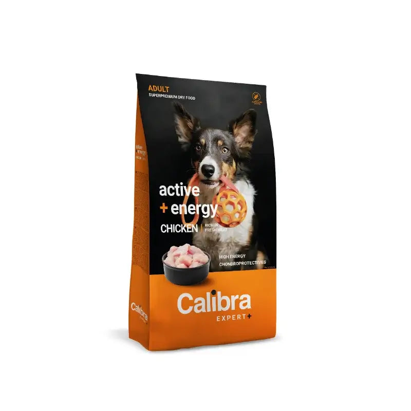 Calibra Dog Expert+ Adult Active & Energy Kuracie krmivo 12 kg