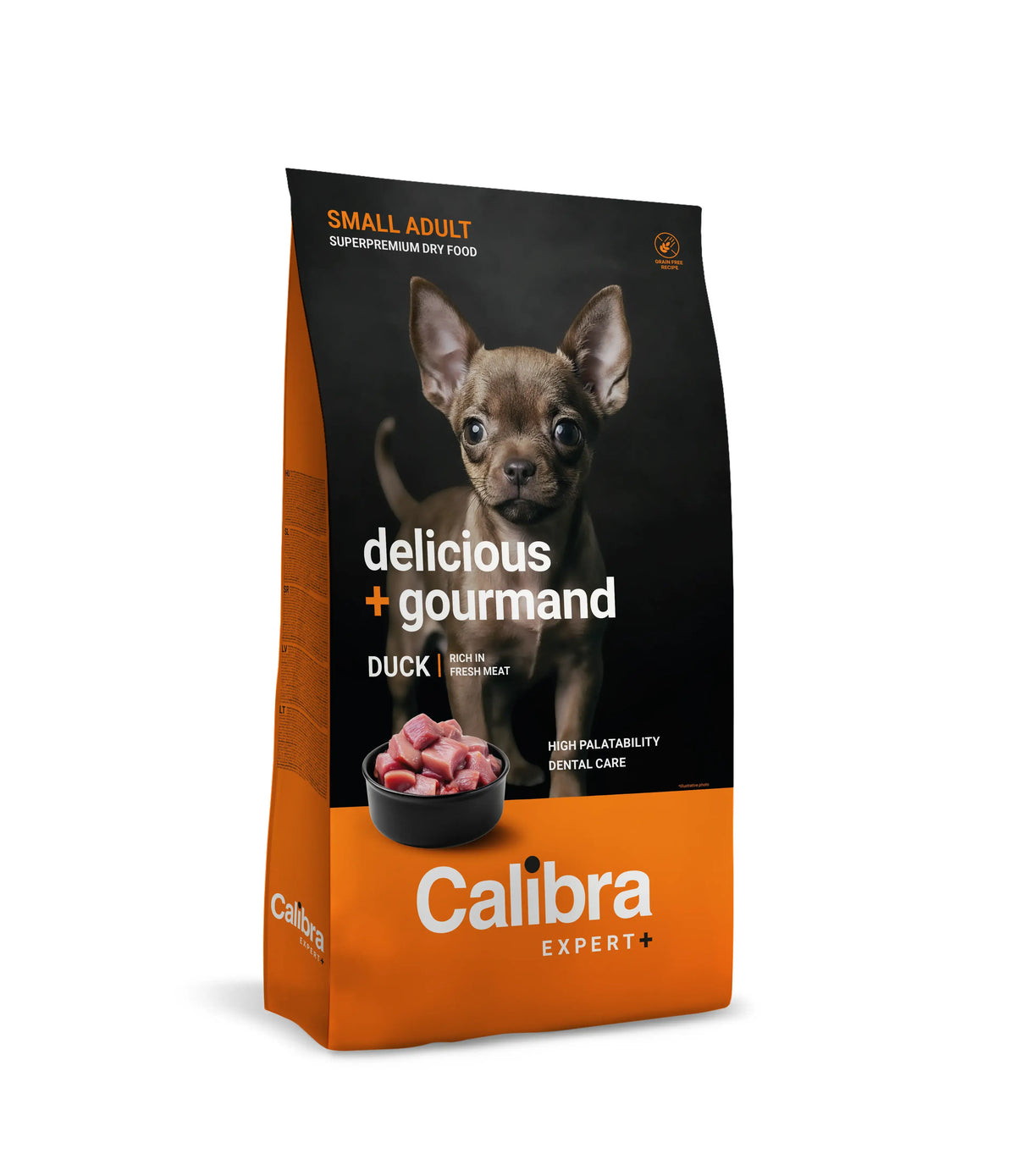 Calibra Dog Expert+ Adult Small Delicious & Gourm. Krmivo 400 g