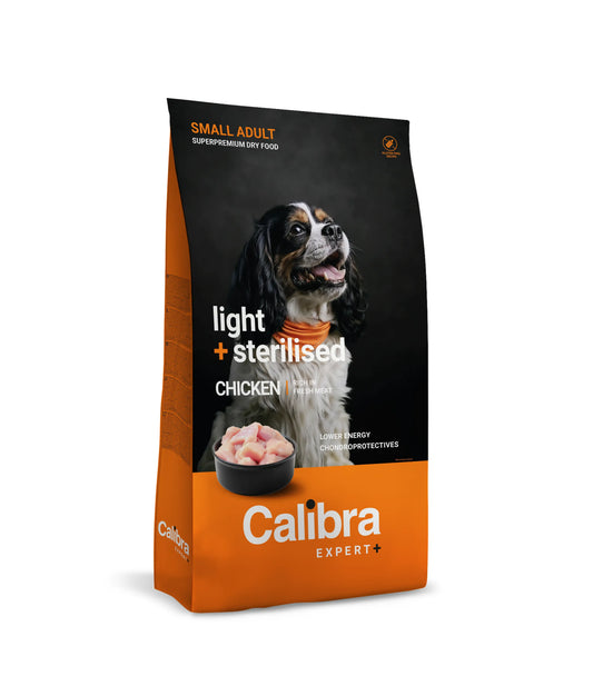Calibra Dog Expert+ Adult Small Light&Steril Kuracie krmivo 6 kg