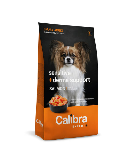 Calibra Dog Expert+ Adult Small Sensi.&Derma Supp. Krmivo 1,5 kg