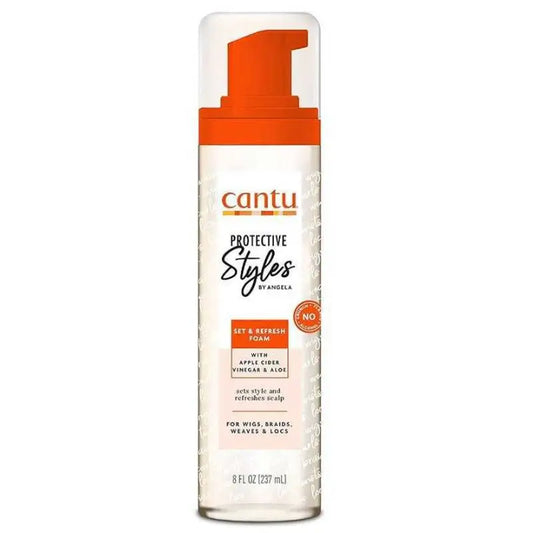 Cantu Protective Style Set & Refresh pena 237 ml 