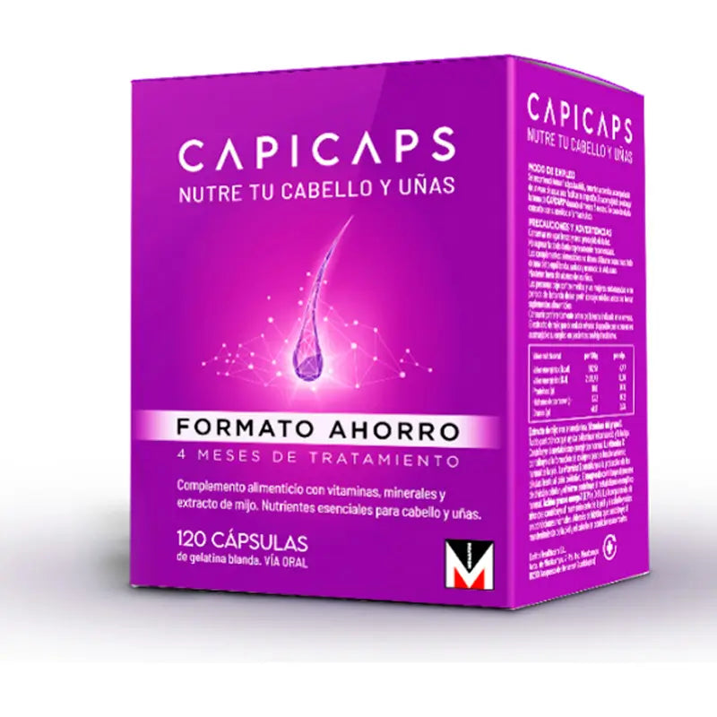 Capicaps na vlasy a nechty, 120 kapsúl