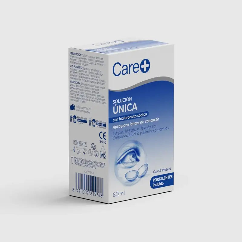 Care+ Roztok na kontaktné šošovky, 60 ml