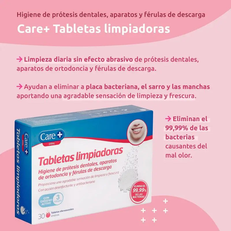 Care+ čistiace tablety, 30 kusov