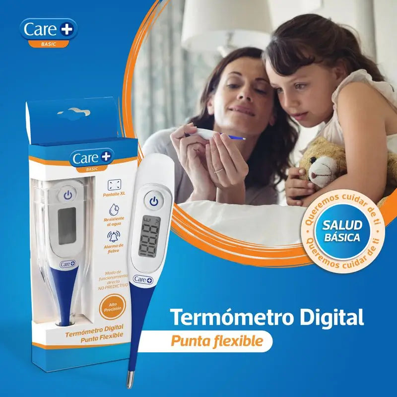 Care+ Digitálny teplomer s ohybnou špičkou