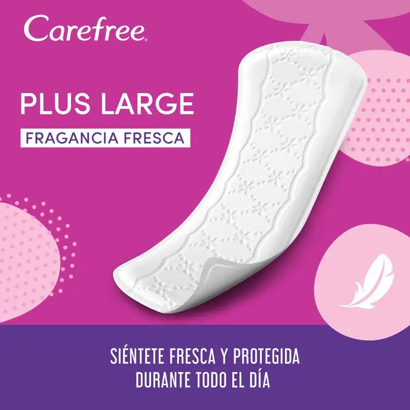 Carefree Plus Large, jemná vôňa, 48 ks