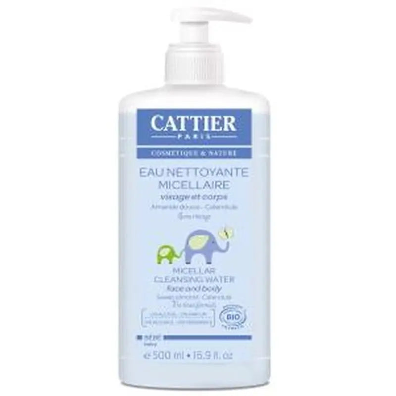 Cattier Baby Face & Body Micellar Cleansing Water 500Ml.